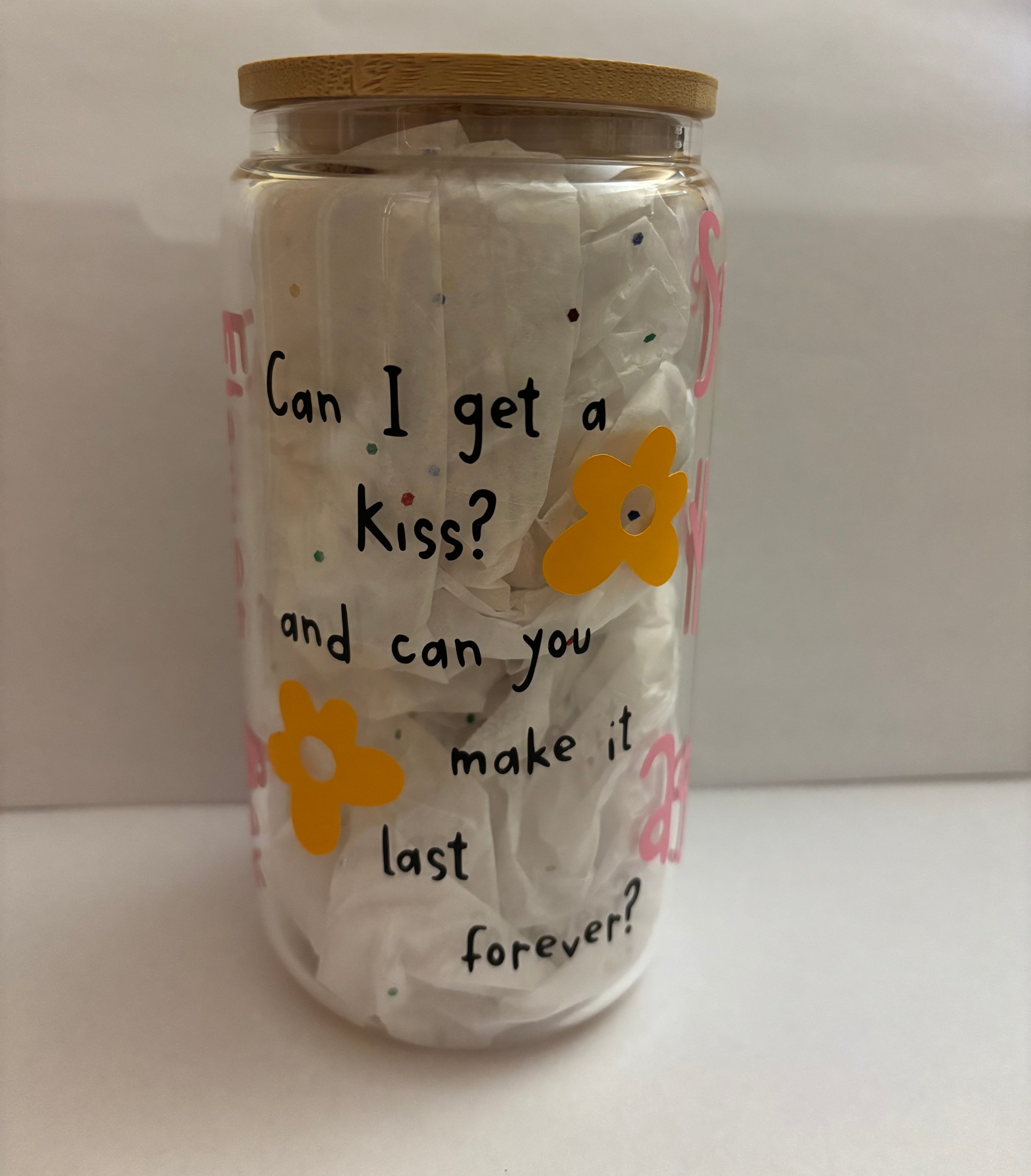 Tyler, The Creator Glass Iced Coffee Cup: Bamboo Lid & Glass Straw